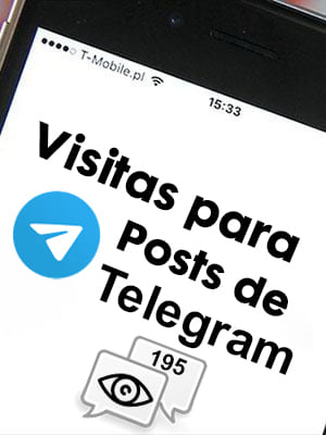 Comprar visitas para posts de Telegram